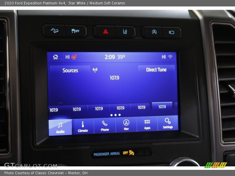 Star White / Medium Soft Ceramic 2020 Ford Expedition Platinum 4x4