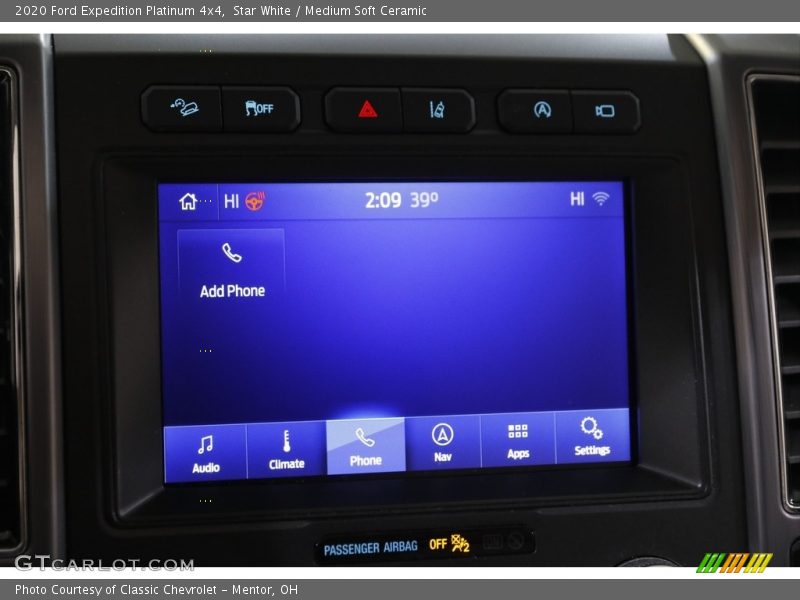 Star White / Medium Soft Ceramic 2020 Ford Expedition Platinum 4x4