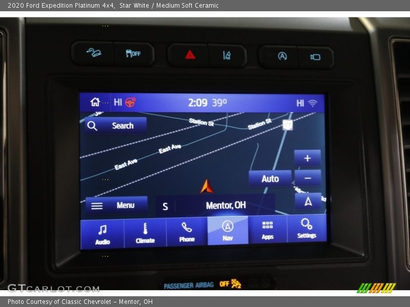 Star White / Medium Soft Ceramic 2020 Ford Expedition Platinum 4x4