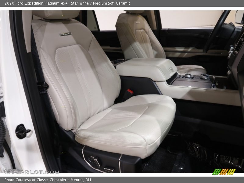 Star White / Medium Soft Ceramic 2020 Ford Expedition Platinum 4x4