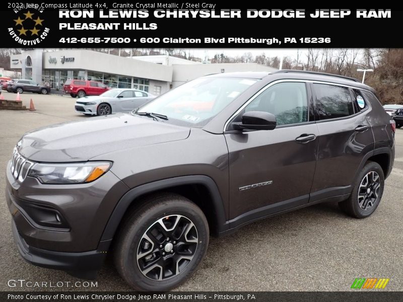 Granite Crystal Metallic / Steel Gray 2022 Jeep Compass Latitude 4x4