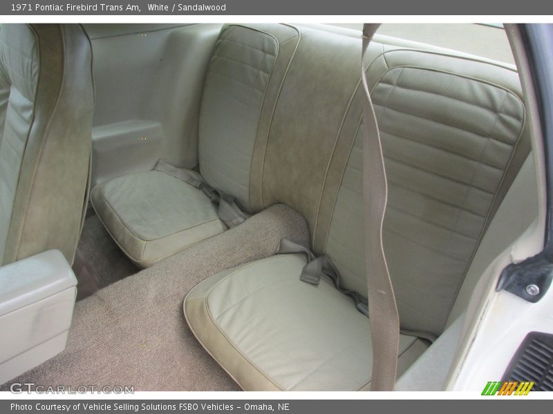 Rear Seat of 1971 Firebird Trans Am