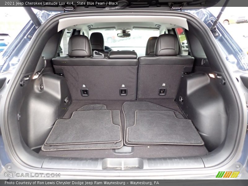 Slate Blue Pearl / Black 2021 Jeep Cherokee Latitude Lux 4x4