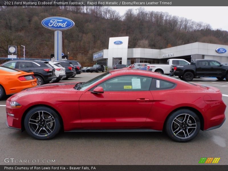  2021 Mustang EcoBoost Premium Fastback Rapid Red Metallic
