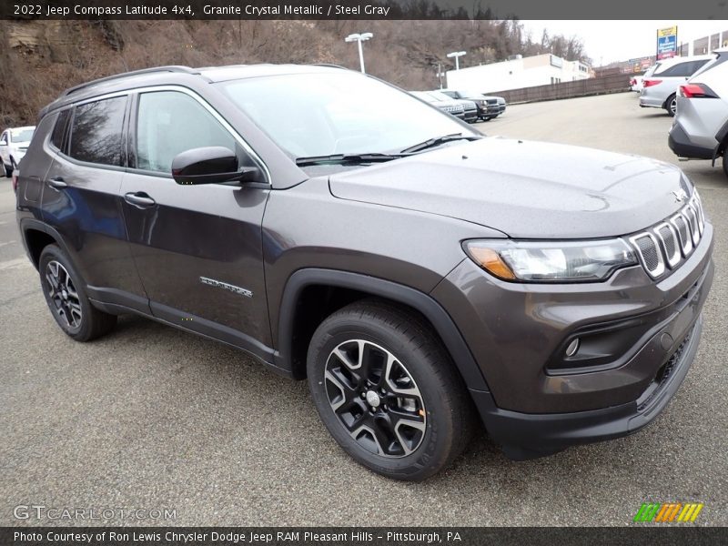 Granite Crystal Metallic / Steel Gray 2022 Jeep Compass Latitude 4x4
