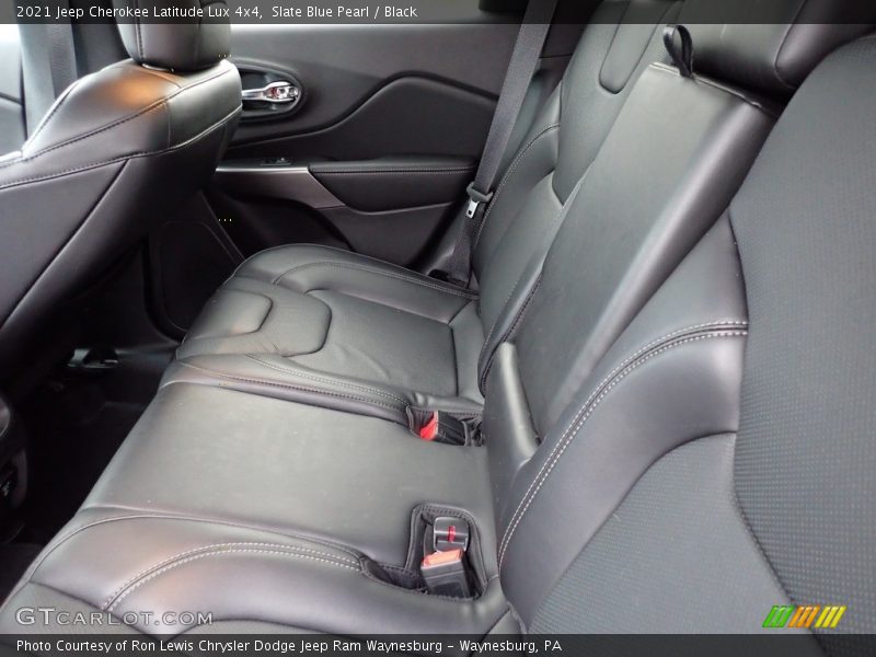 Slate Blue Pearl / Black 2021 Jeep Cherokee Latitude Lux 4x4
