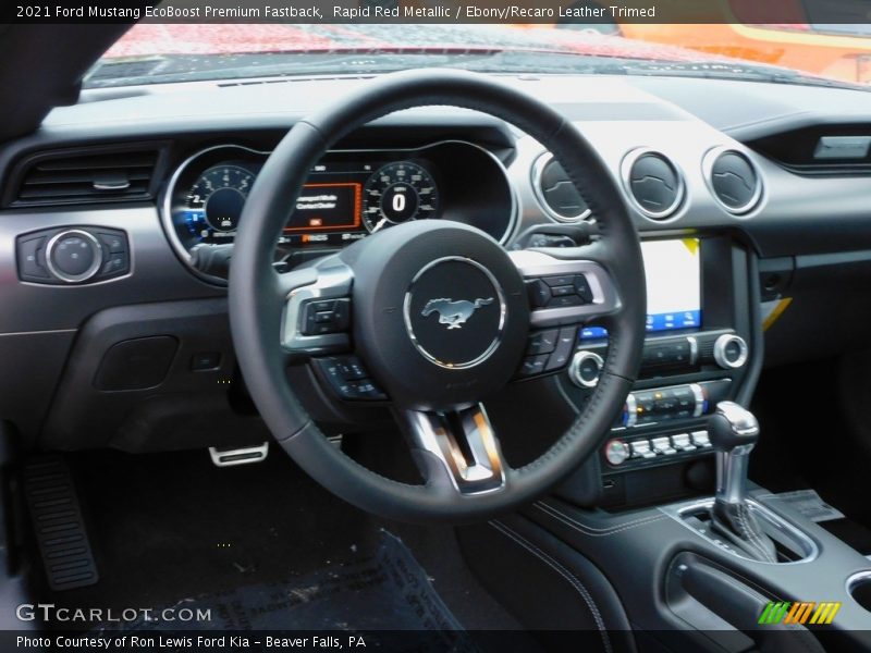  2021 Mustang EcoBoost Premium Fastback Steering Wheel
