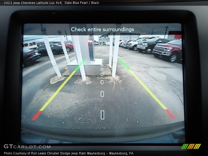 Slate Blue Pearl / Black 2021 Jeep Cherokee Latitude Lux 4x4