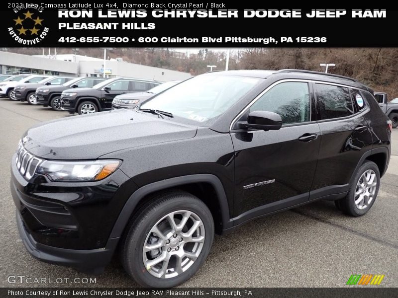 Diamond Black Crystal Pearl / Black 2022 Jeep Compass Latitude Lux 4x4