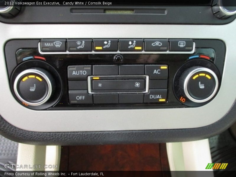 Candy White / Cornsilk Beige 2012 Volkswagen Eos Executive