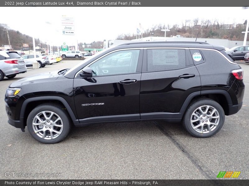 Diamond Black Crystal Pearl / Black 2022 Jeep Compass Latitude Lux 4x4