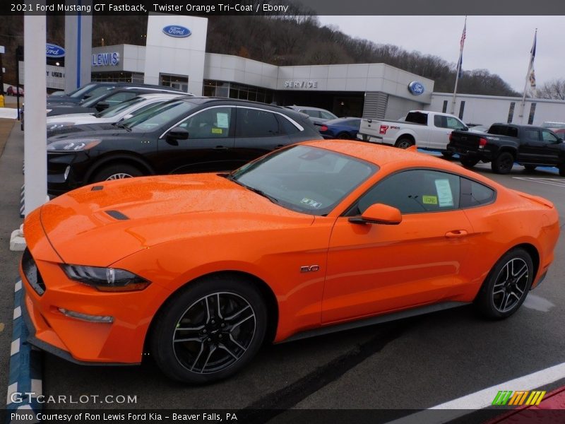  2021 Mustang GT Fastback Twister Orange Tri-Coat