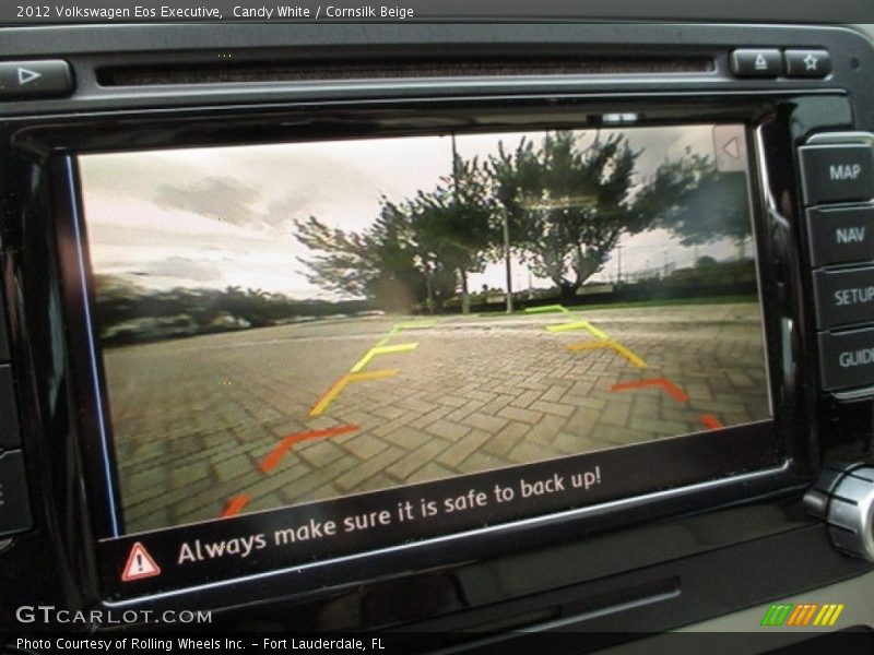 Candy White / Cornsilk Beige 2012 Volkswagen Eos Executive