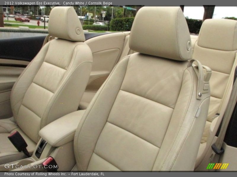 Candy White / Cornsilk Beige 2012 Volkswagen Eos Executive