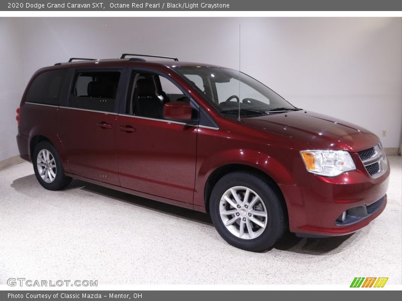 Octane Red Pearl / Black/Light Graystone 2020 Dodge Grand Caravan SXT