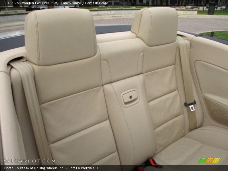 Candy White / Cornsilk Beige 2012 Volkswagen Eos Executive