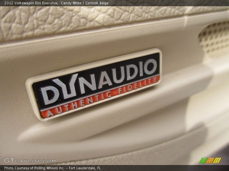 Candy White / Cornsilk Beige 2012 Volkswagen Eos Executive