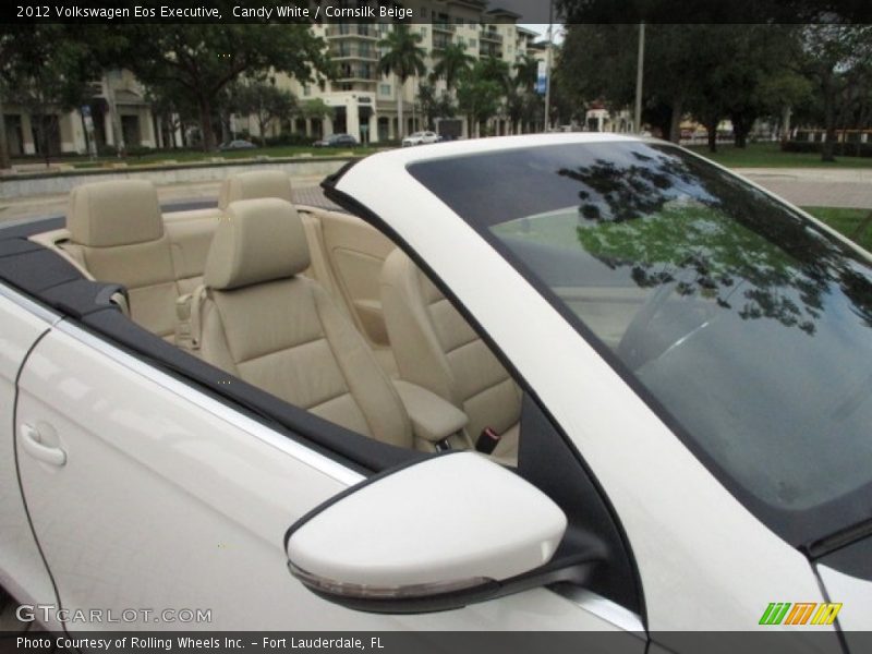 Candy White / Cornsilk Beige 2012 Volkswagen Eos Executive