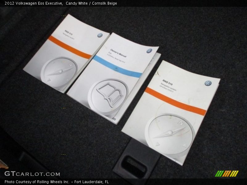 Candy White / Cornsilk Beige 2012 Volkswagen Eos Executive