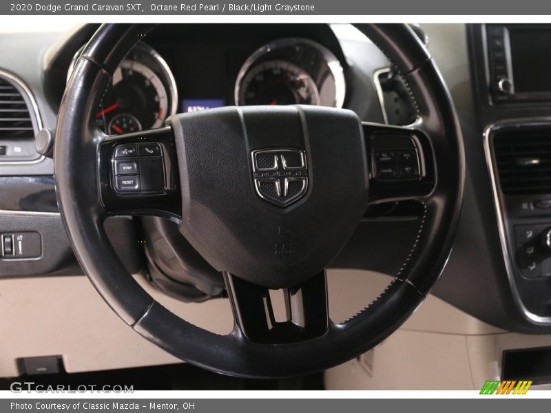 Octane Red Pearl / Black/Light Graystone 2020 Dodge Grand Caravan SXT