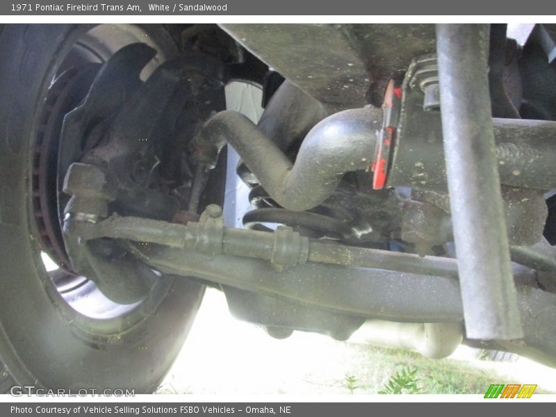 White / Sandalwood 1971 Pontiac Firebird Trans Am