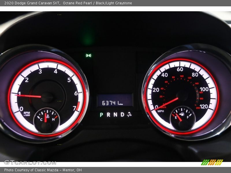 Octane Red Pearl / Black/Light Graystone 2020 Dodge Grand Caravan SXT