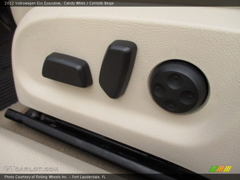 Candy White / Cornsilk Beige 2012 Volkswagen Eos Executive