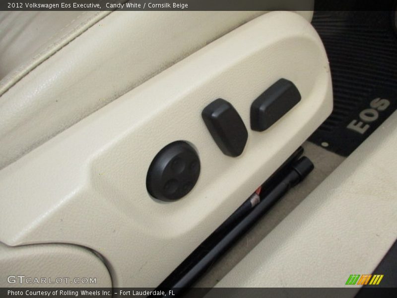 Candy White / Cornsilk Beige 2012 Volkswagen Eos Executive