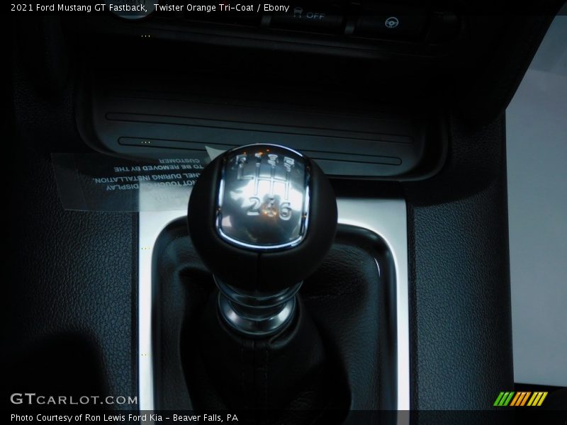  2021 Mustang GT Fastback 6 Speed Manual Shifter