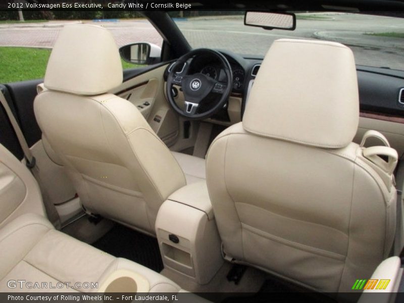 Candy White / Cornsilk Beige 2012 Volkswagen Eos Executive