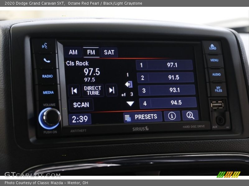 Octane Red Pearl / Black/Light Graystone 2020 Dodge Grand Caravan SXT