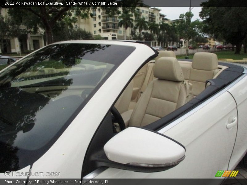 Candy White / Cornsilk Beige 2012 Volkswagen Eos Executive