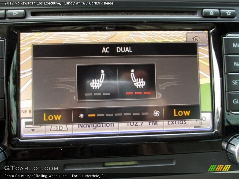 Candy White / Cornsilk Beige 2012 Volkswagen Eos Executive