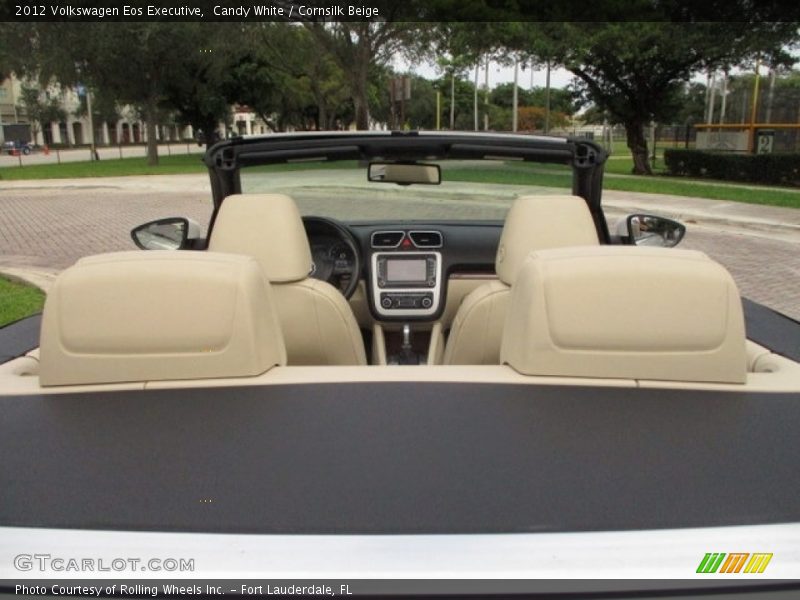 Candy White / Cornsilk Beige 2012 Volkswagen Eos Executive