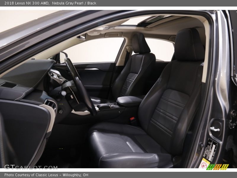 Nebula Gray Pearl / Black 2018 Lexus NX 300 AWD