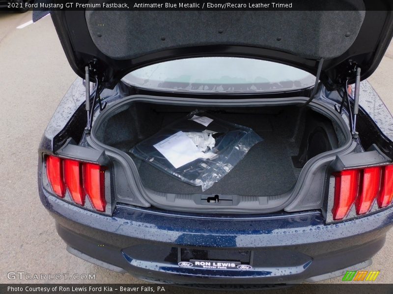 Antimatter Blue Metallic / Ebony/Recaro Leather Trimed 2021 Ford Mustang GT Premium Fastback