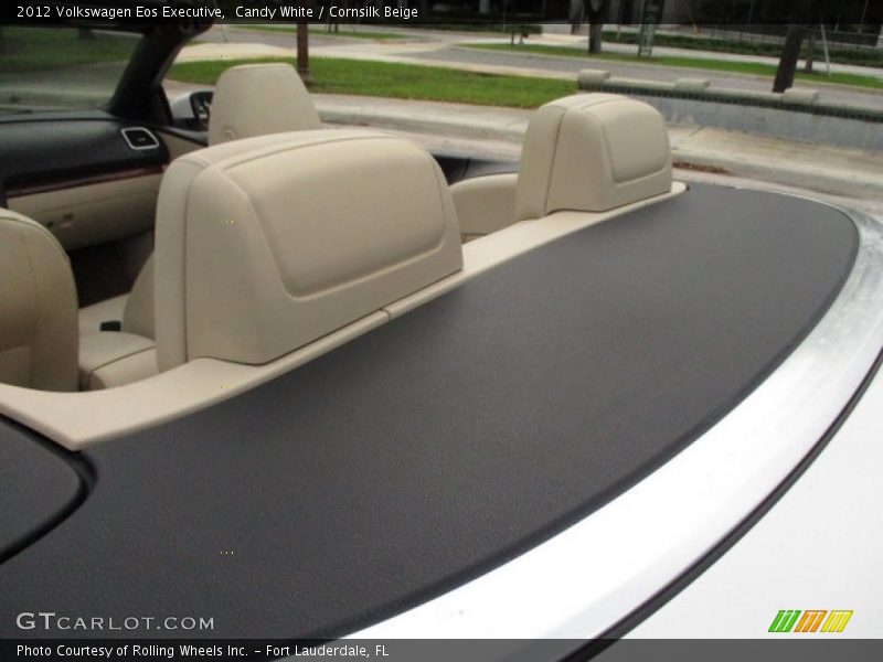 Candy White / Cornsilk Beige 2012 Volkswagen Eos Executive