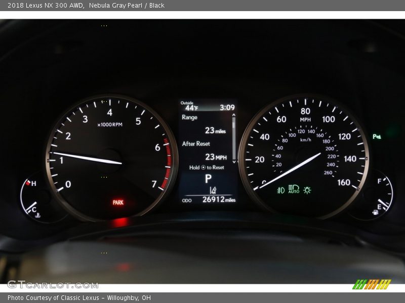 Nebula Gray Pearl / Black 2018 Lexus NX 300 AWD