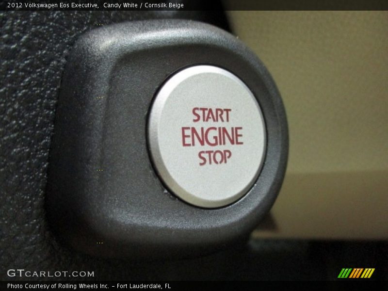 Candy White / Cornsilk Beige 2012 Volkswagen Eos Executive