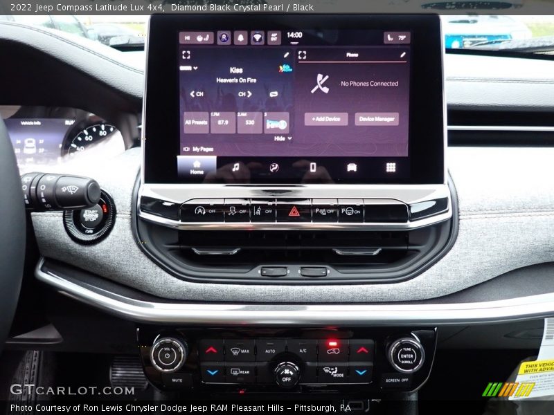 Diamond Black Crystal Pearl / Black 2022 Jeep Compass Latitude Lux 4x4
