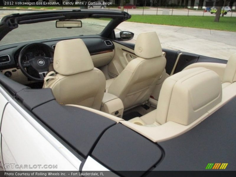 Candy White / Cornsilk Beige 2012 Volkswagen Eos Executive