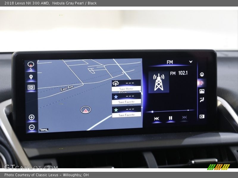Nebula Gray Pearl / Black 2018 Lexus NX 300 AWD