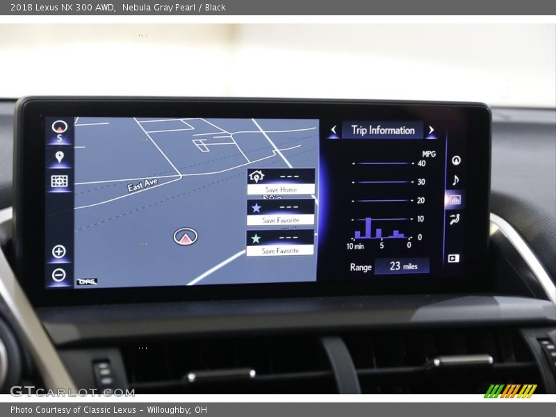 Nebula Gray Pearl / Black 2018 Lexus NX 300 AWD