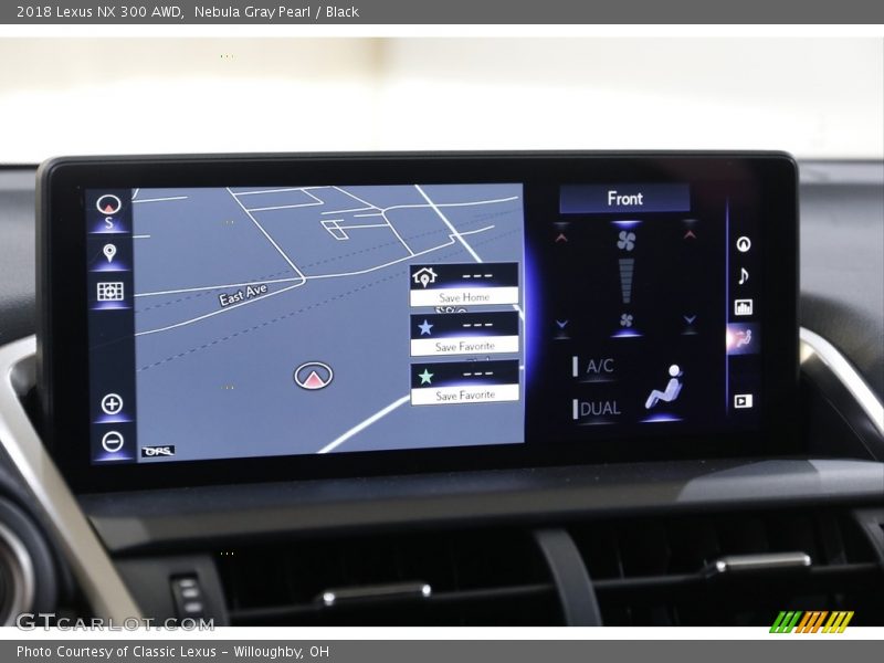 Nebula Gray Pearl / Black 2018 Lexus NX 300 AWD