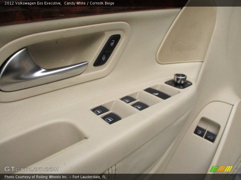 Candy White / Cornsilk Beige 2012 Volkswagen Eos Executive