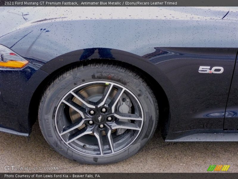 Antimatter Blue Metallic / Ebony/Recaro Leather Trimed 2021 Ford Mustang GT Premium Fastback