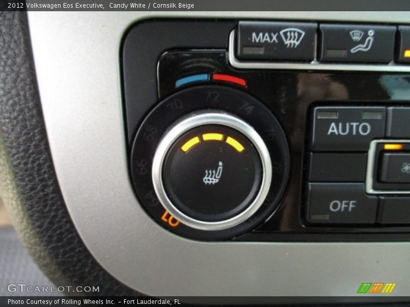 Candy White / Cornsilk Beige 2012 Volkswagen Eos Executive