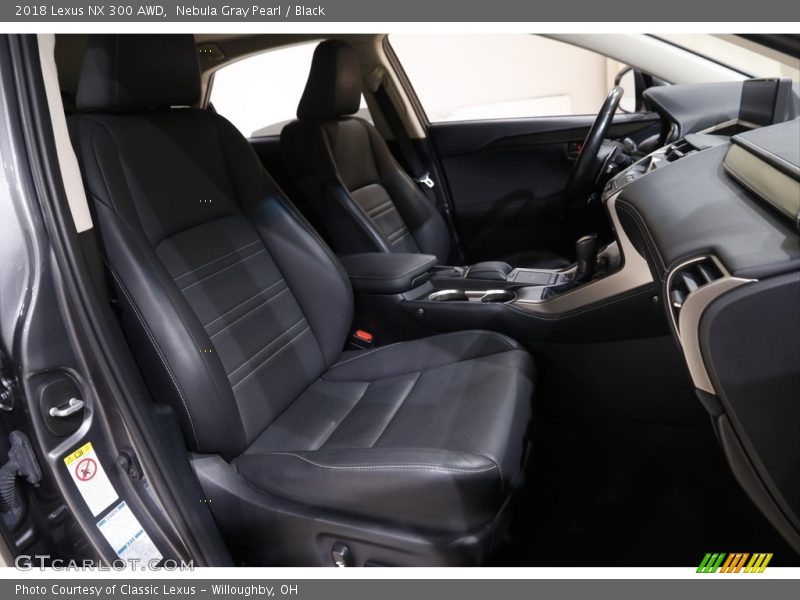 Nebula Gray Pearl / Black 2018 Lexus NX 300 AWD