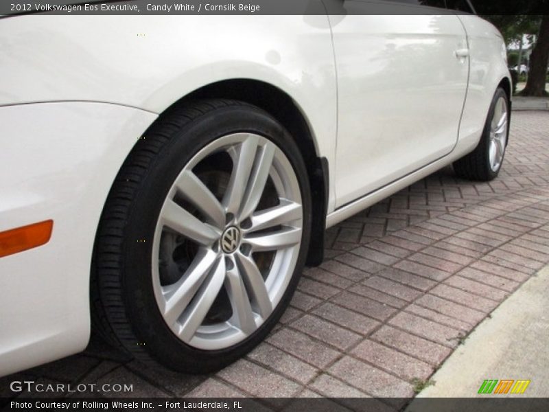 Candy White / Cornsilk Beige 2012 Volkswagen Eos Executive