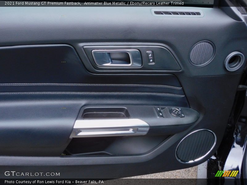Antimatter Blue Metallic / Ebony/Recaro Leather Trimed 2021 Ford Mustang GT Premium Fastback